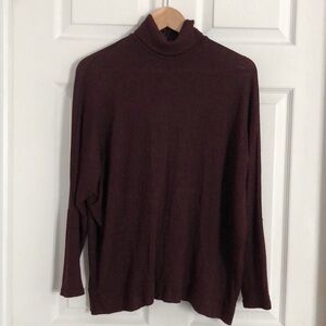 Zara burgundy turtleneck